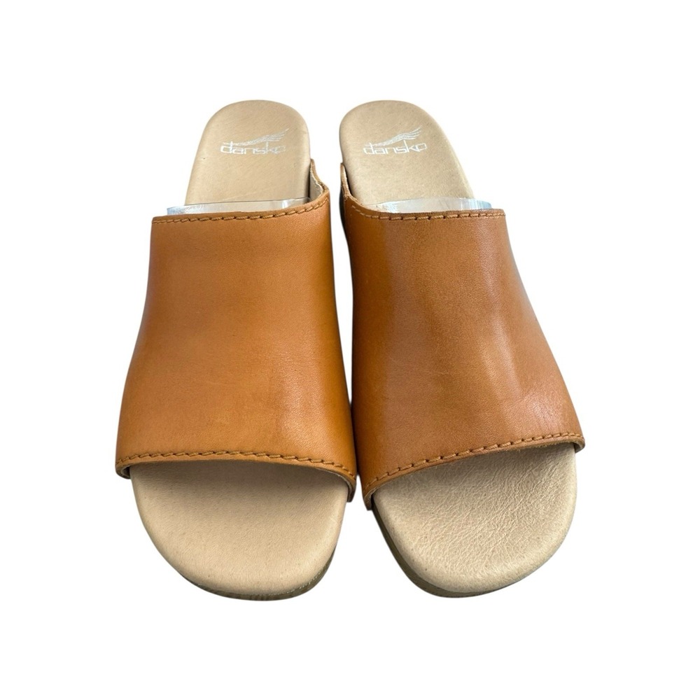 DANSKO Giana Block Heel Sandals Mules Women's 38 No Box - Picture 2 of 6
